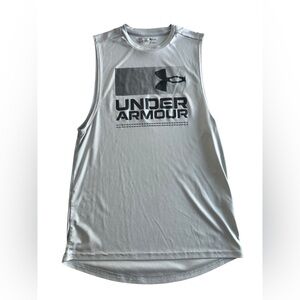 Under‎ Armour Light Gray HeatGear Shirt Men’s Size Small Excellent condition